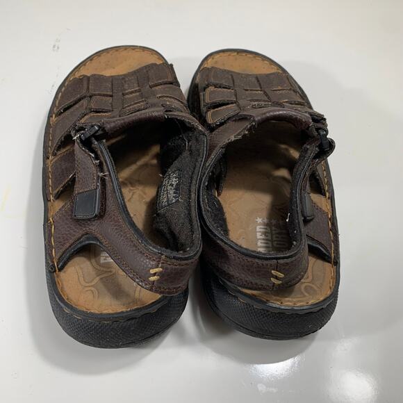 Faded Glory Mens 10 Fisherman Sandals Chunky Platform Leather Shoes main image 5